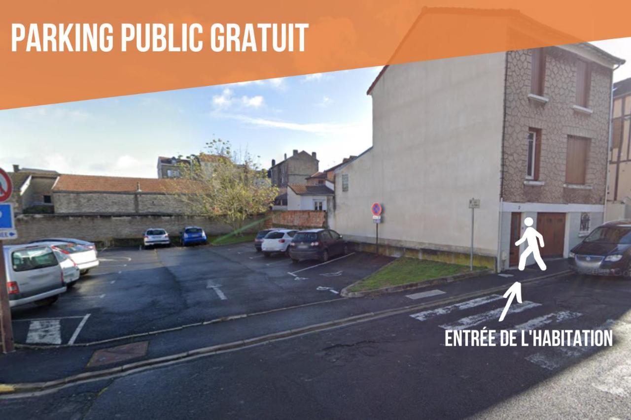 Promenade D'Automne - Netflix & Wifi - Climatisation- Parking Gratuit - Check-In 24H24 - Emplacement Velos - Goodmarning Châlons-en-Champagne Eksteriør bilde